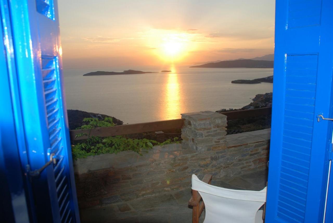 Aegean Vista Villa Batsi  Bagian luar foto