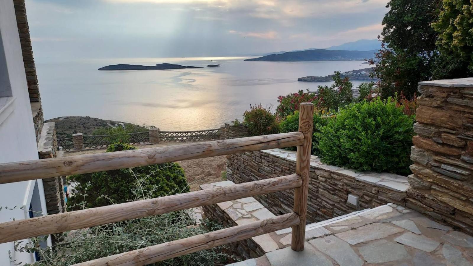 Aegean Vista Villa Batsi  Bagian luar foto